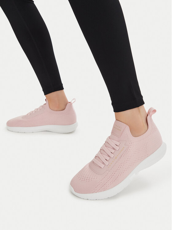 Tommy Hilfiger Sneakers Th Knit Extralight Runner FW0FW09112 Bej deschis