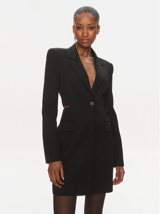Patrizia Pepe Patrizia Pepe Kokteilikleit 8A1262/A375-K103 Must Regular Fit