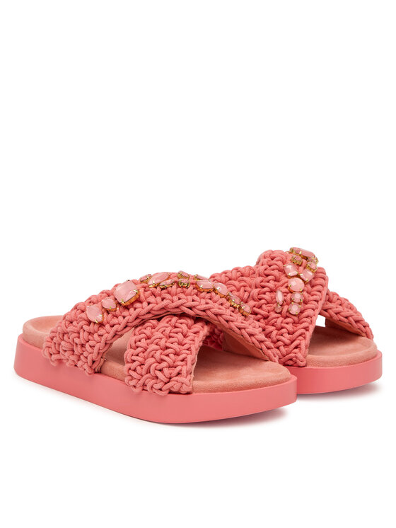 Inuikii Inuikii Şlapi Woven Stones 1004.003.0073 Roz închis