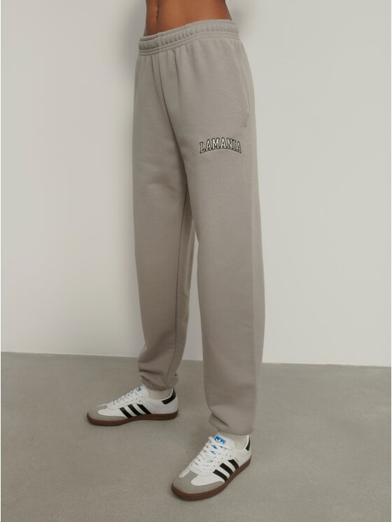 La Mania La Mania Spodnie dresowe FLAME 2 Szary Classic Fit