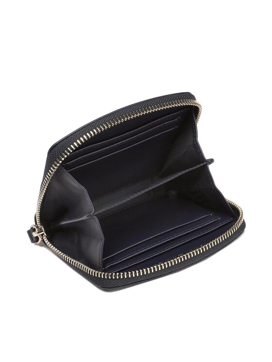 Tommy Hilfiger Tommy Hilfiger Zestaw portfel i brelok Th Chic Med Wallet And Charm Gp AW0AW14008 Granatowy