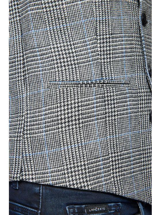Lancerto Lancerto Kamizelka Duncan KA099222000003 Szary Slim Fit