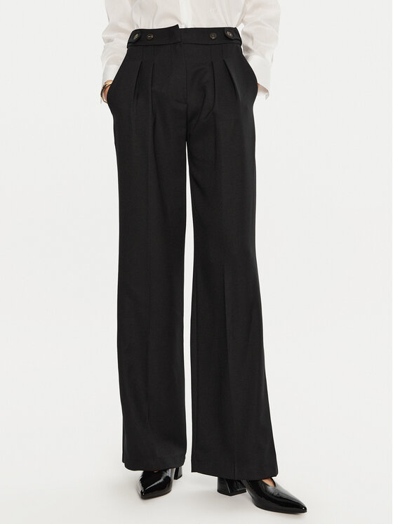 ARTIGLI ARTIGLI Riidest püksid ACPA000024 Must Regular Fit