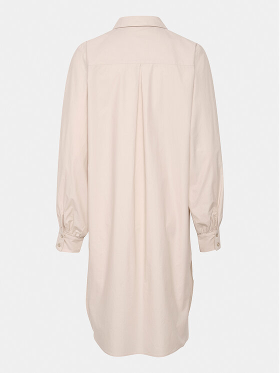 Karen by Simonsen Karen by Simonsen Rochie tip cămașă Madelaine 10104774 Bej Relaxed Fit