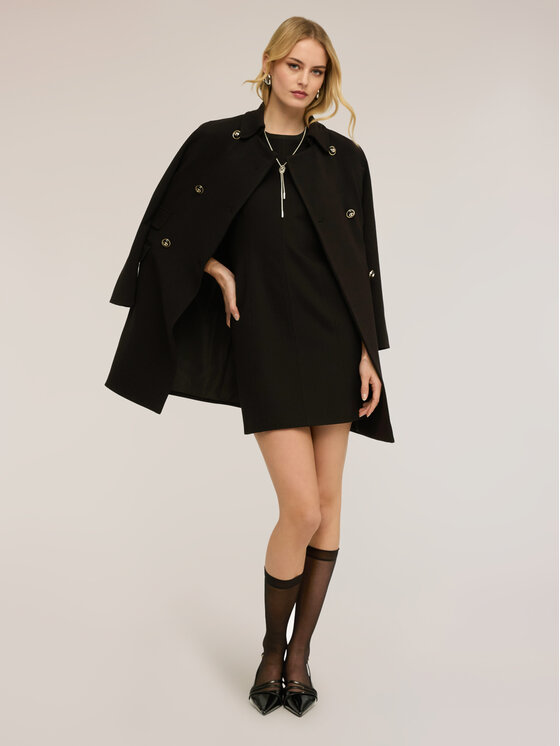 Motivi Motivi Cappotto invernale 0023Q000656N033 Nero Regular Fit