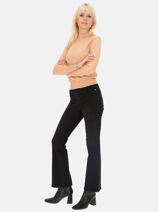 L’AF L’AF Sweter Beri Beżowy Regular Fit