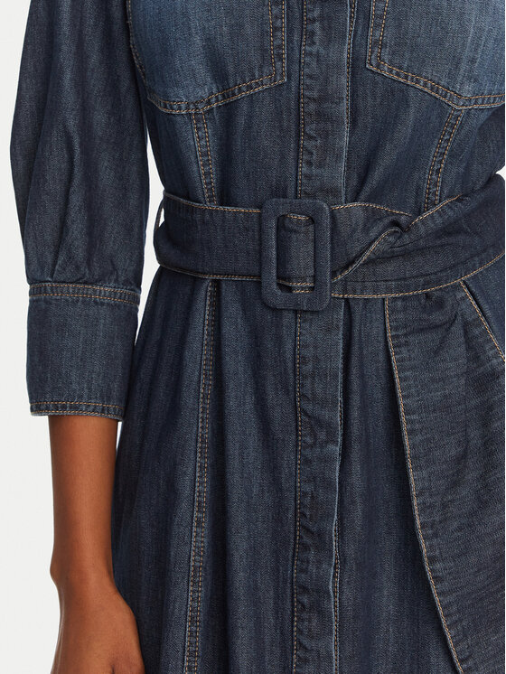 Marella Marella Vestito di jeans Tartufo 2513221034 Blu scuro Regular Fit