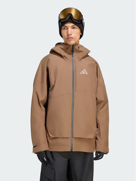 adidas adidas Kurtka narciarska 170939 Brązowy Regular Fit