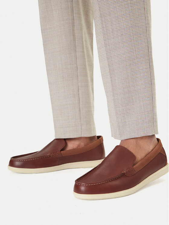 Clarks Clarks Мокасини Bratton Loafer 26181279 Кафяв