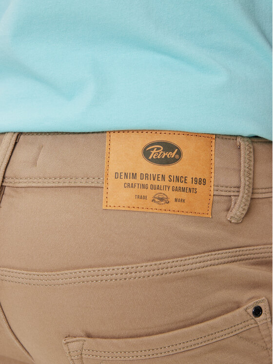 Petrol Industries Petrol Industries Teksapüksid M-ROS-SHO005 Beež Slim Fit