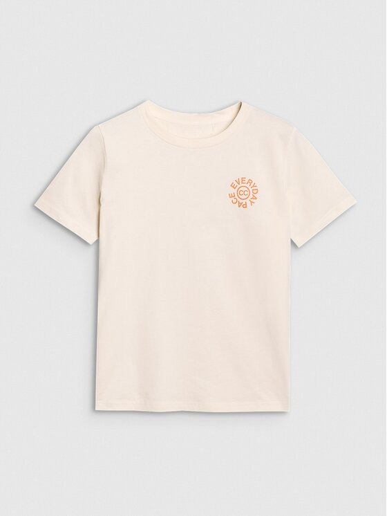 4F 4F T-Shirt 4FWSS25TTSHF1994-11S Λευκό Oversize