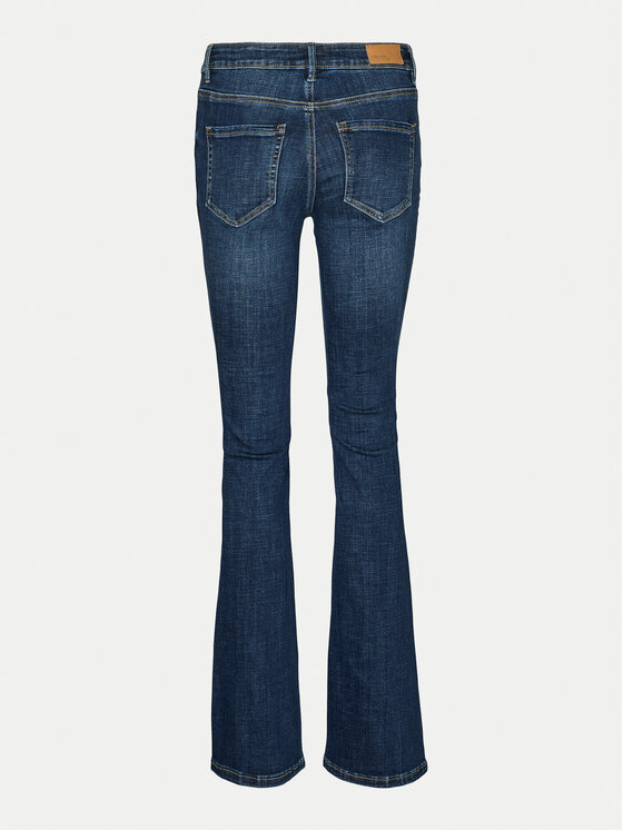 Vero Moda Vero Moda Jeansy Flash 10310511 Granatowy Flared Fit