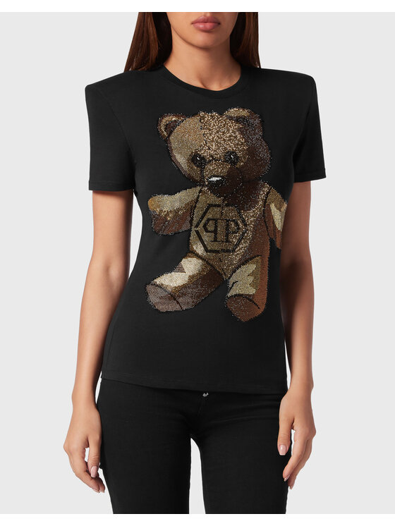 PHILIPP PLEIN PHILIPP PLEIN T-shirt 1623 Nero Regular Fit