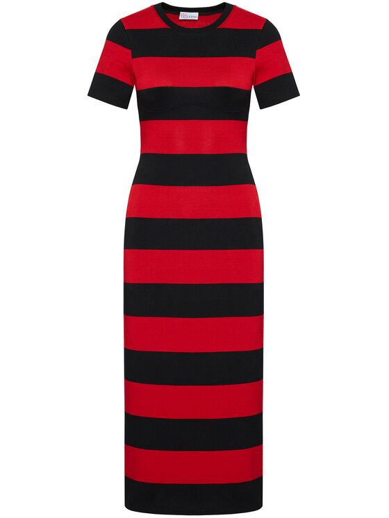 Red Valentino Red Valentino Igapäevane kleit WR3MJ07G Punane Slim Fit
