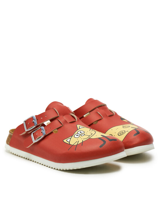 Birkenstock Birkenstock Nazouváky Kay Prof 0582516 Červená