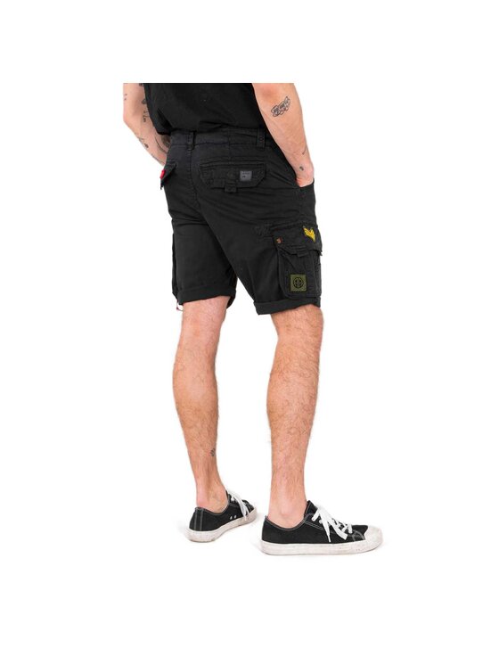 Alpha Industries Alpha Industries Szorty materiałowe AI.186209-03-29 Czarny Slim Fit