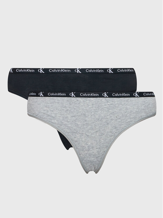 Calvin Klein Underwear 2 stringu pāru komplekts 000QD3990E Daudzkrāsains