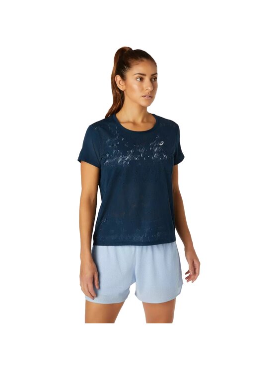 T-Shirt, rozmiar XS, Granatowy, Asics Ventilate SS Top