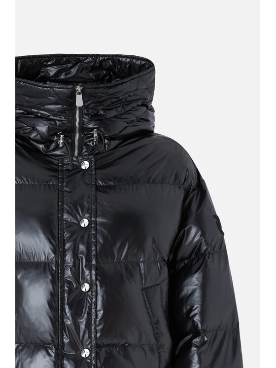 PINKO PINKO Kurtka zimowa Impasto Czarny Oversize