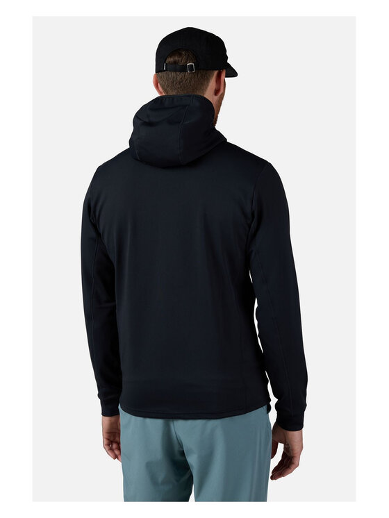 Rossignol Rossignol Bluza techniczna Mid Layer Stretch Hoodie Czarny Regular Fit