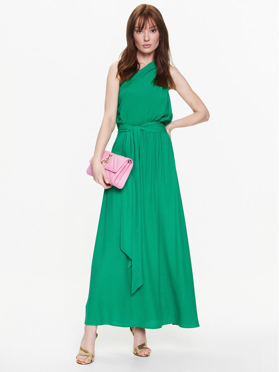 PINKO Pinko Coctailkleid 100997 A0TP Grün Regular Fit