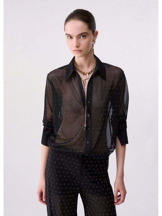 Liu Jo Liu Jo Camicia CF6289J4966Q9822 Nero Regular Fit