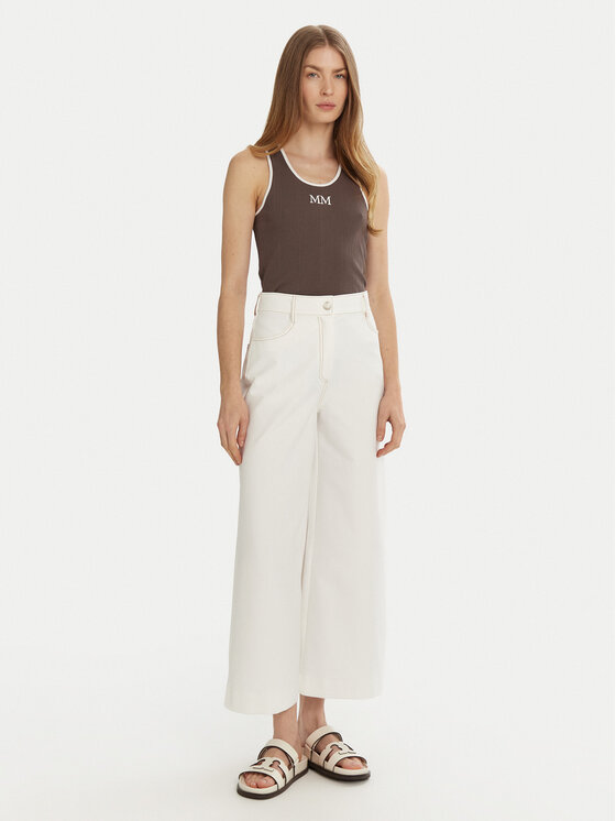 Max Mara Leisure Max Mara Leisure Top Sax 2516941027 Rjava Slim Fit