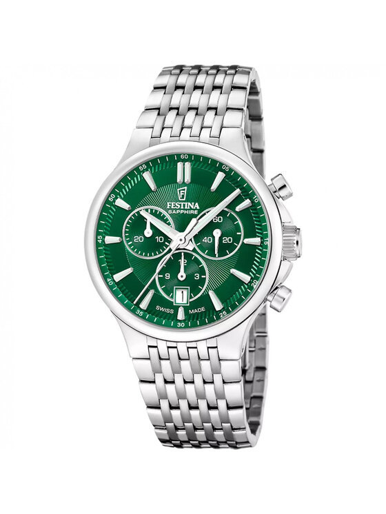 Festina Festina Zegarek F20093-3 Srebrny