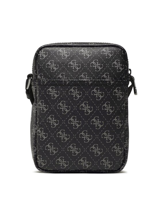 Guess Guess Мъжка чантичка Vezzola Smart HMEVZL P3163 Черен