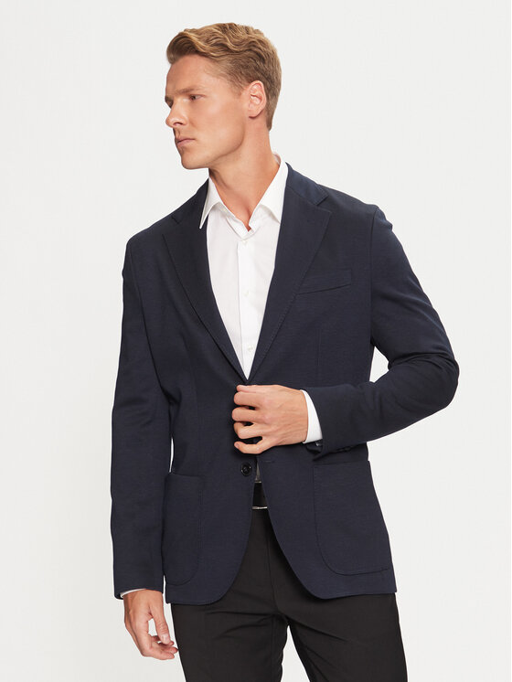 Férfi Zakó Tommy Hilfiger, Méret: 48, Sötétkék, MW0MW35849