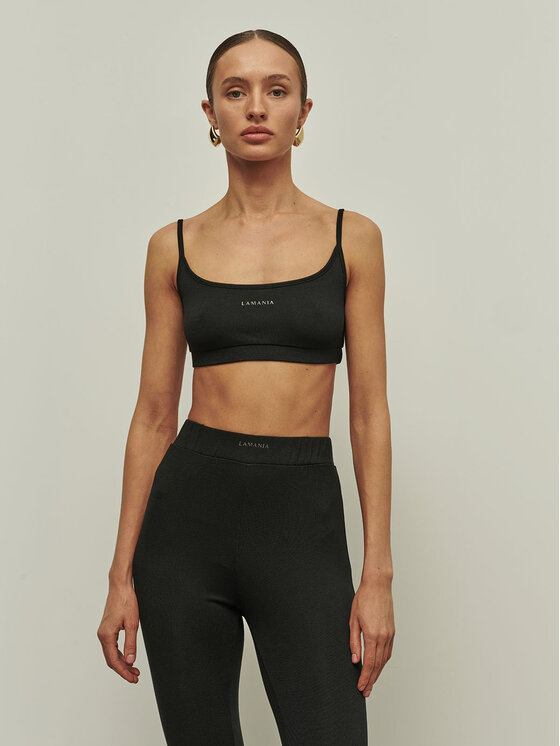 La Mania La Mania Top PALM Černá Active Fit