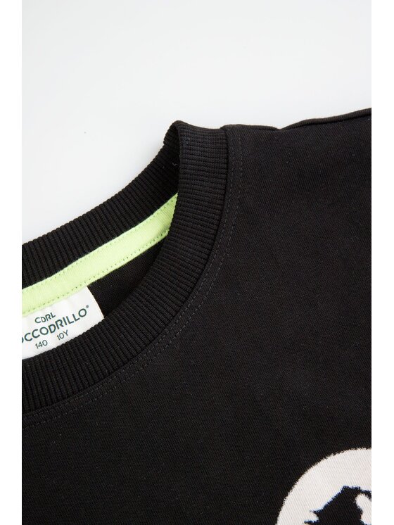 Coccodrillo Coccodrillo T-Shirt WC5143220LBD-021 Czarny Regular Fit