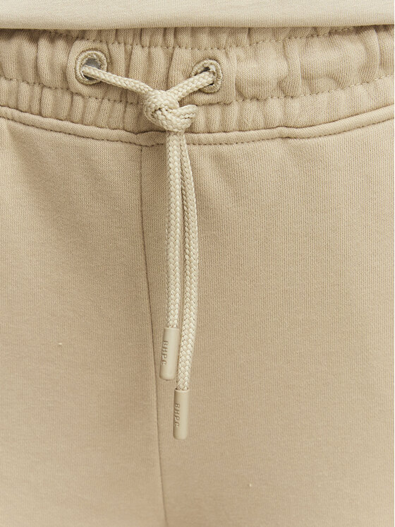 Beverly Hills Polo Club Beverly Hills Polo Club Spodnie dresowe P-SS26W-TF546550 Beżowy Regular Fit