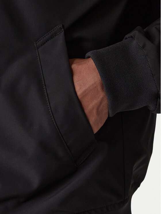 Tommy Hilfiger Tommy Hilfiger Demisezoninė striukė Harrington MW0MW37647 Juoda Regular Fit