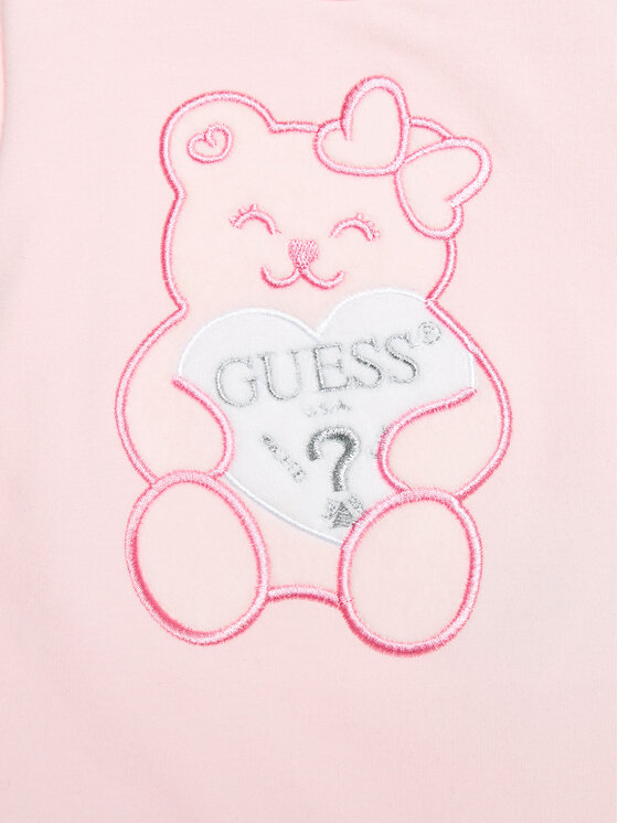 Guess Guess Pulóver K1YQ03 KAE20 Rózsaszín Regular Fit