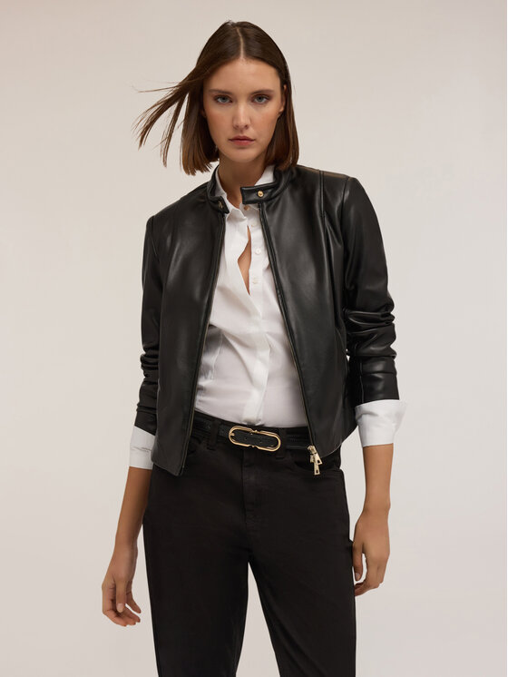 Motivi Motivi Giacca in similpelle R315Q000981N033 Nero Regular Fit