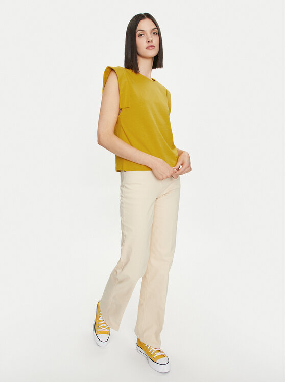 United Colors Of Benetton United Colors Of Benetton Блуза 3BL0D1077 Жълт Regular Fit