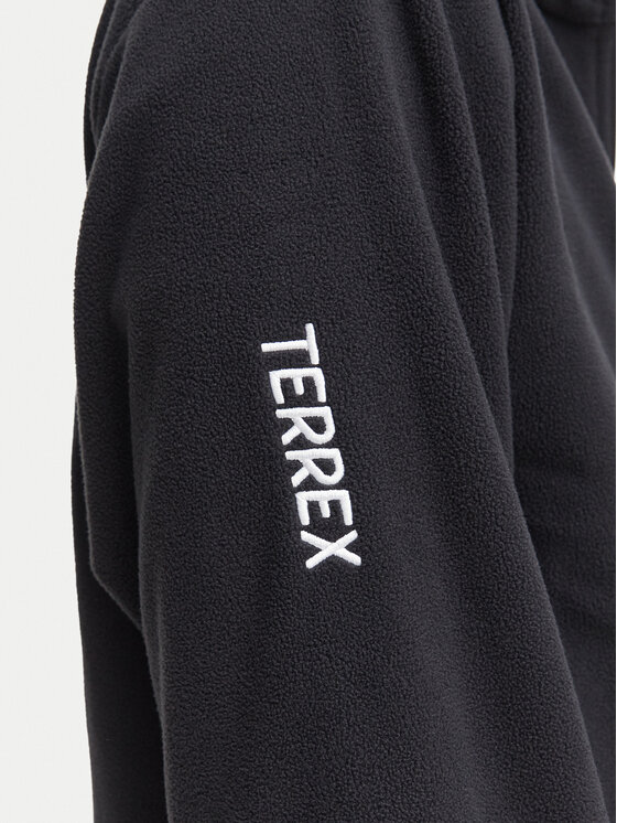 adidas adidas Флісовий реглан Terrex Multi Climawarm Full Zip Fleece Jacket KF9763 Чорний Regular Fit