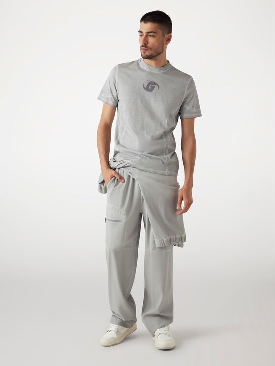 Guess Guess T-Shirt 176629 Szary Classic Fit