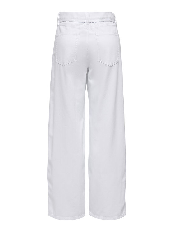 ONLY ONLY Blugi Gianna 15363227 Alb Balloon Fit