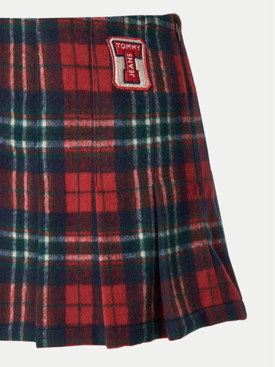 Tommy Jeans Tommy Jeans Miniszoknya DW0DW21249 Piros Regular Fit