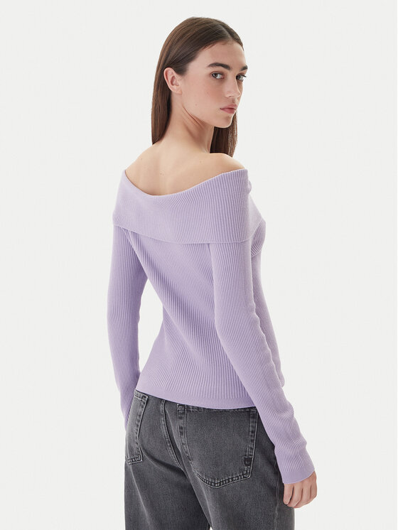 Kontatto Kontatto Megztinis 3M0813C Violetinė Regular Fit