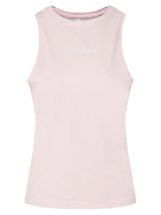 adidas adidas Top Essentials Linear JC5797 Ružičasta Slim Fit