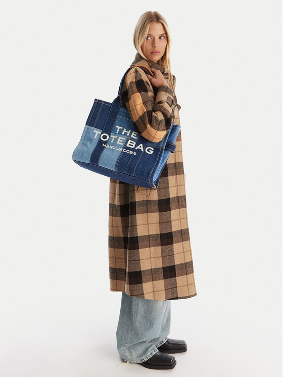 Marc Jacobs Marc Jacobs Táska The Denim Large Tote Bag H018M06FA21 Kék