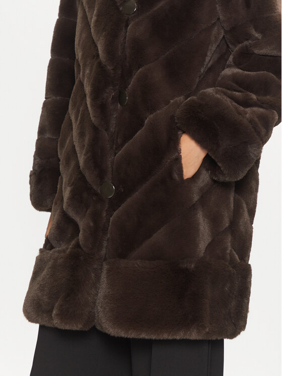 Joseph Ribkoff Joseph Ribkoff Futro 243904 Brązowy Loose Fit