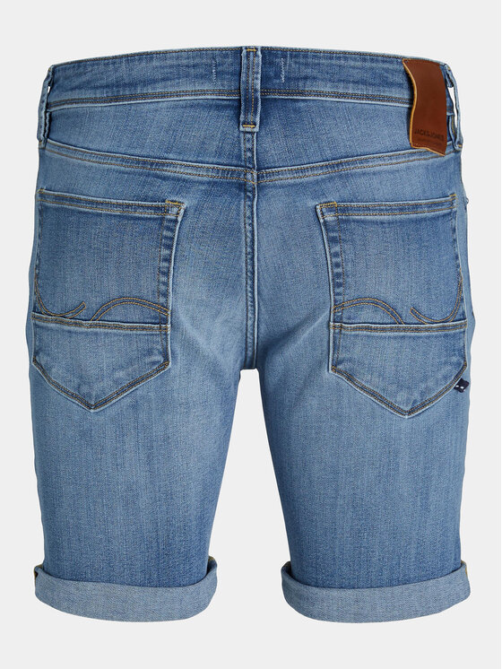 Jack&Jones Jack&Jones Jeans kratke hlače Jjirick 12250488 Modra Regular Fit