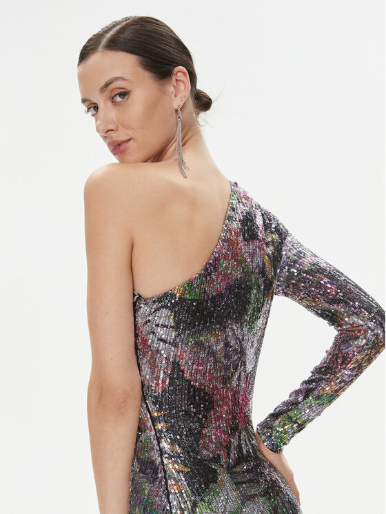 Just Cavalli Just Cavalli Večerní šaty 75PAO946 Barevná Slim Fit