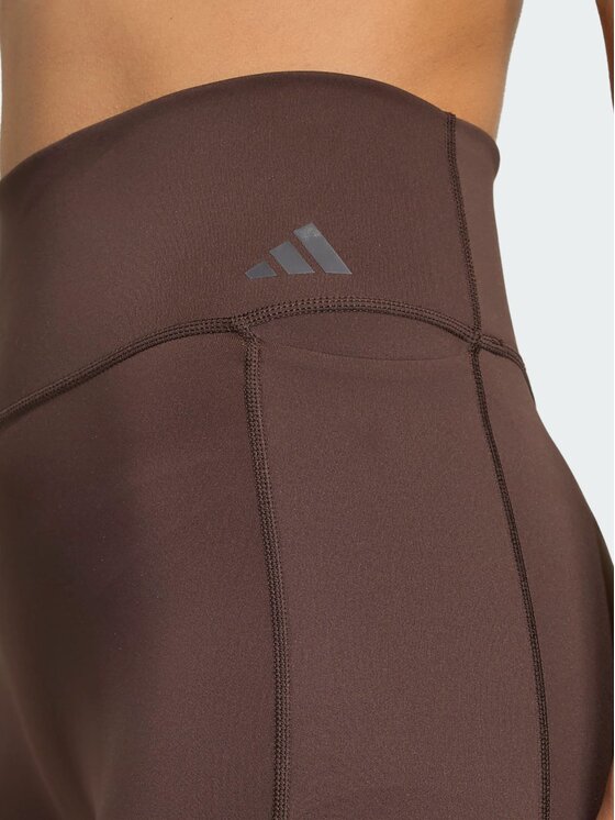 adidas adidas Legginsy 158687 Brązowy Fitted Fit