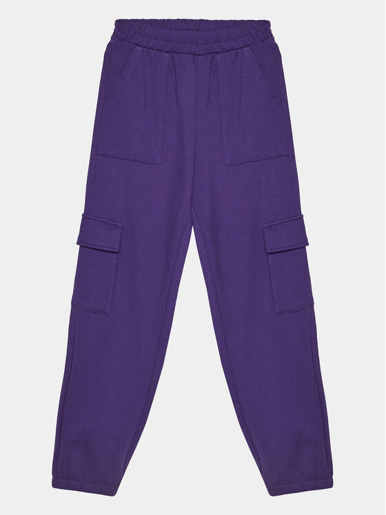 OVS Pantaloni din material 1898209 Violet Regular Fit