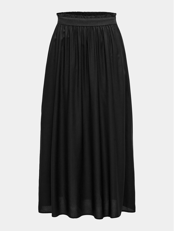 ONLY ONLY Maxi suknja Venedig 15164606 Crna Regular Fit